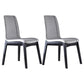Upholstered Industrial Home Side Chair Parsons Matte Finish Dining Chair (Set of 2) Grey Clearhalo ' kitchen&dining_furn' 'Dining Chairs' 'Dining Tables & Seating' 'dining_chair' 'furn' 'furn_dining_chair' 'Furniture' 'furniture_dining_chair' 'Kitchen & Dining Furniture' 'kitchen' 4344189