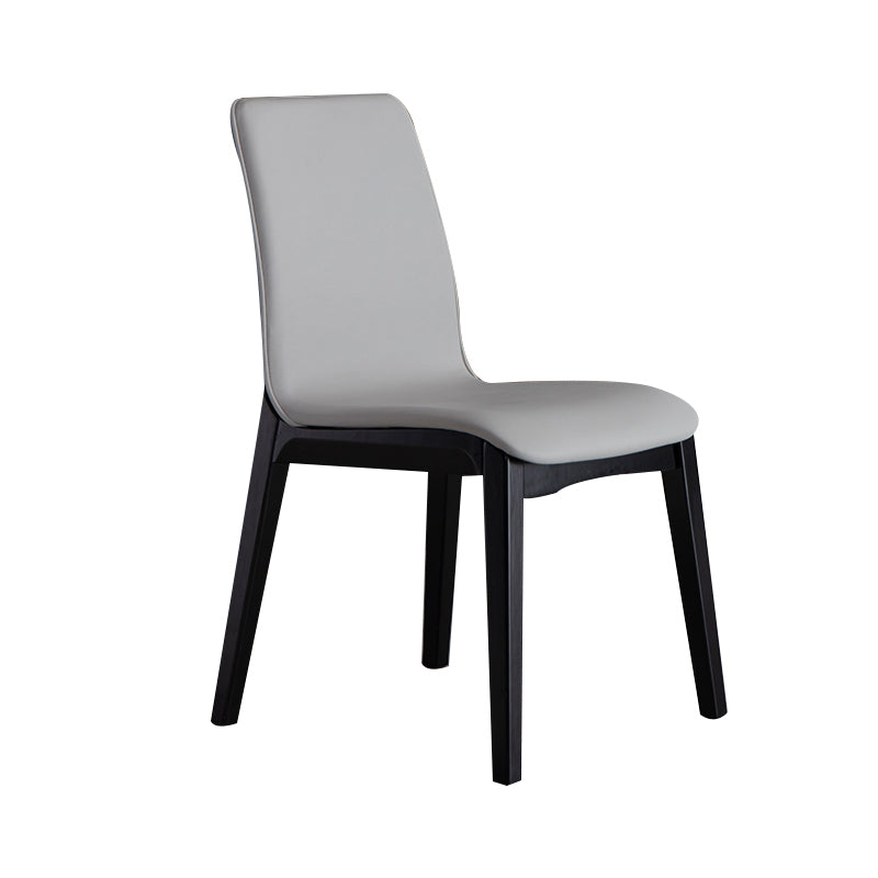 Upholstered Industrial Home Side Chair Parsons Matte Finish Dining Chair (Set of 2) Clearhalo ' kitchen&dining_furn' 'Dining Chairs' 'Dining Tables & Seating' 'dining_chair' 'furn' 'furn_dining_chair' 'Furniture' 'furniture_dining_chair' 'Kitchen & Dining Furniture' 'kitchen' 4344197