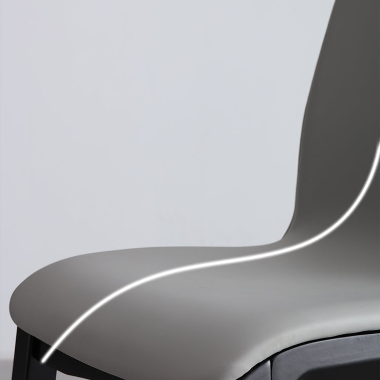 Upholstered Industrial Home Side Chair Parsons Matte Finish Dining Chair (Set of 2) Clearhalo ' kitchen&dining_furn' 'Dining Chairs' 'Dining Tables & Seating' 'dining_chair' 'furn' 'furn_dining_chair' 'Furniture' 'furniture_dining_chair' 'Kitchen & Dining Furniture' 'kitchen' 4344201