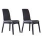 Upholstered Industrial Home Side Chair Parsons Matte Finish Dining Chair (Set of 2) Gray Black Clearhalo ' kitchen&dining_furn' 'Dining Chairs' 'Dining Tables & Seating' 'dining_chair' 'furn' 'furn_dining_chair' 'Furniture' 'furniture_dining_chair' 'Kitchen & Dining Furniture' 'kitchen' 4344202