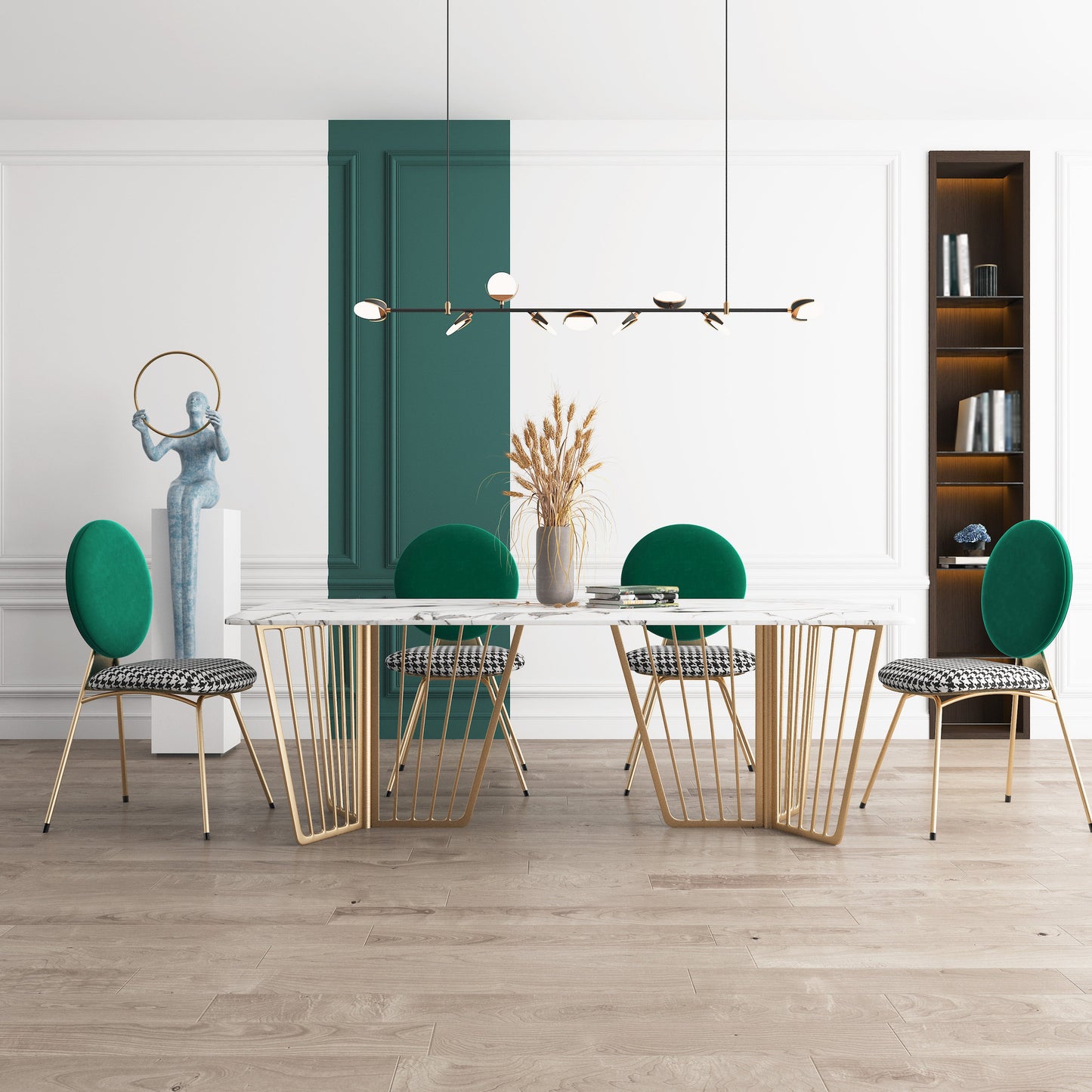 Nordic Style Metal Dining Room Chairs Open Back Side Armless Chair for Home Use Clearhalo ' kitchen&dining_furn' 'Dining Chairs' 'Dining Tables & Seating' 'dining_chair' 'furn' 'furn_dining_chair' 'Furniture' 'furniture_dining_chair' 'Kitchen & Dining Furniture' 'kitchen' 4344247