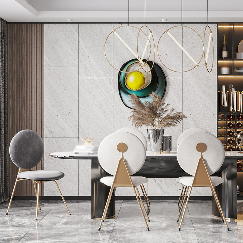 Nordic Style Metal Dining Room Chairs Open Back Side Armless Chair for Home Use Clearhalo ' kitchen&dining_furn' 'Dining Chairs' 'Dining Tables & Seating' 'dining_chair' 'furn' 'furn_dining_chair' 'Furniture' 'furniture_dining_chair' 'Kitchen & Dining Furniture' 'kitchen' 4344251