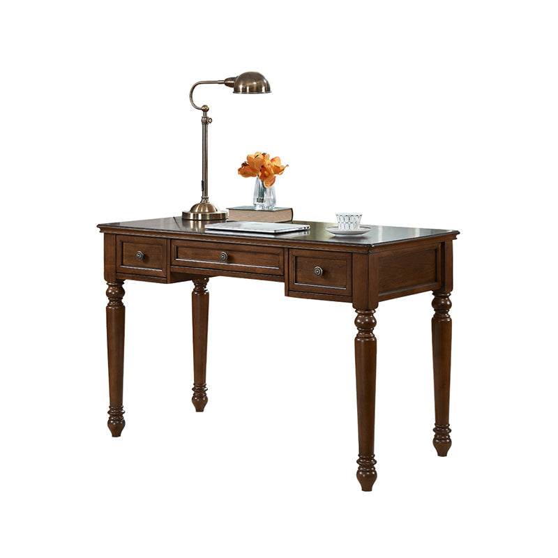 Solid Wood Mid-Century Modern Table Rectangle Rubberwood Top Table for Home Clearhalo ' dining_table' 'Dining Tables & Seating' 'Dining Tables' 'furn' 'furn_dining_table' 'Furniture' 'furniture_dining_table' 'Kitchen & Dining Furniture' 'kitchen&dining_furn' 'kitchen' 'kitchen_dining_table' 4344274