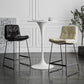 Modern Bucket Low Back Bar Stool Iron Legs Footrest Indoor Counter Stool Clearhalo 'Bar Furniture' 'Bar Stools' 'bar_stools' 'furn' 'furn_bar_stools' 'furniture_bar_stools' 'Kitchen & Dining Furniture' 'kitchen&dining_furn' 'kitchen' 'kitchen_furn' Furniture' 4344288