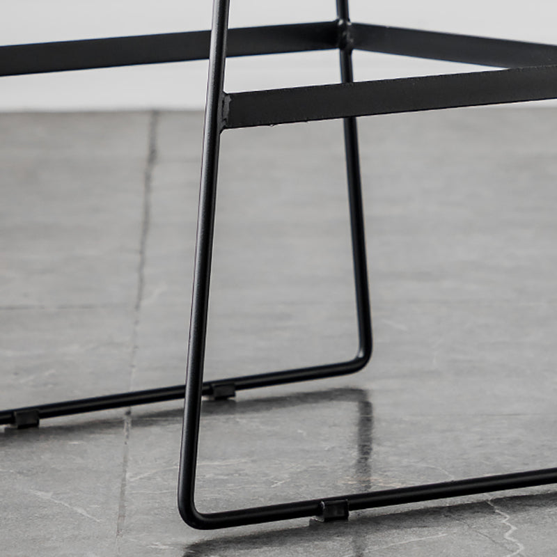 Modern Bucket Low Back Bar Stool Iron Legs Footrest Indoor Counter Stool Clearhalo 'Bar Furniture' 'Bar Stools' 'bar_stools' 'furn' 'furn_bar_stools' 'furniture_bar_stools' 'Kitchen & Dining Furniture' 'kitchen&dining_furn' 'kitchen' 'kitchen_furn' Furniture' 4344298