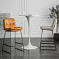 Modern Bucket Low Back Bar Stool Iron Legs Footrest Indoor Counter Stool Clearhalo 'Bar Furniture' 'Bar Stools' 'bar_stools' 'furn' 'furn_bar_stools' 'furniture_bar_stools' 'Kitchen & Dining Furniture' 'kitchen&dining_furn' 'kitchen' 'kitchen_furn' Furniture' 4344303