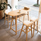 Contemporary 29-inch Indoor Bar Stool Wood Armless Low Back Stool with Footrest Clearhalo 'Bar Furniture' 'Bar Stools' 'bar_stools' 'furn' 'furn_bar_stools' 'furniture_bar_stools' 'Kitchen & Dining Furniture' 'kitchen&dining_furn' 'kitchen' 'kitchen_furn' Furniture' 4344427