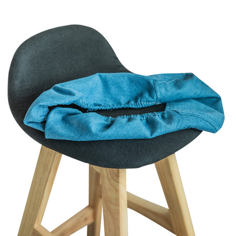 Contemporary 29-inch Indoor Bar Stool Wood Armless Low Back Stool with Footrest Clearhalo 'Bar Furniture' 'Bar Stools' 'bar_stools' 'furn' 'furn_bar_stools' 'furniture_bar_stools' 'Kitchen & Dining Furniture' 'kitchen&dining_furn' 'kitchen' 'kitchen_furn' Furniture' 4344433
