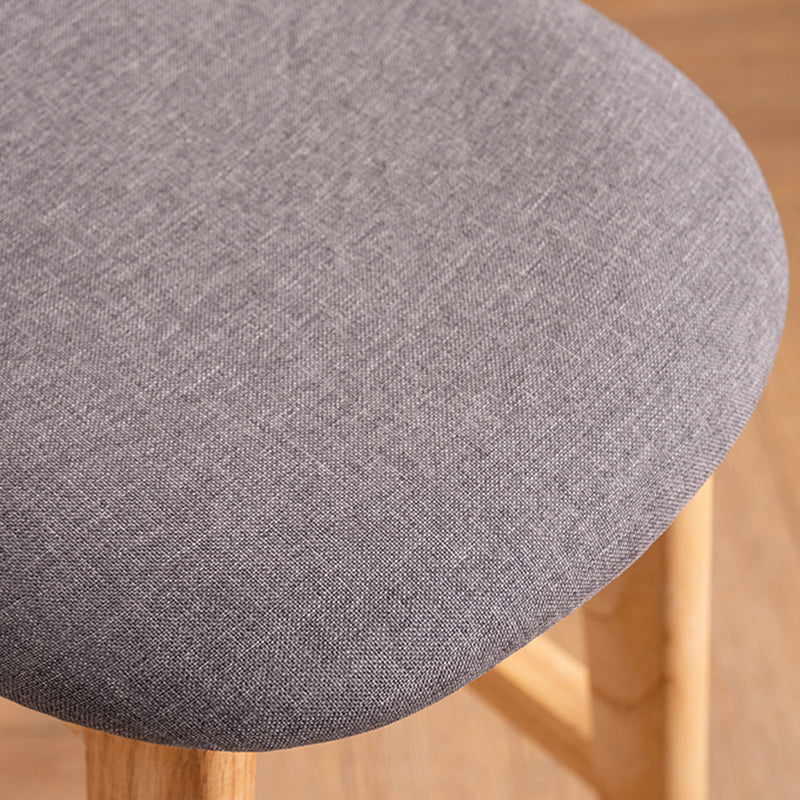 Contemporary 29-inch Indoor Bar Stool Wood Armless Low Back Stool with Footrest Clearhalo 'Bar Furniture' 'Bar Stools' 'bar_stools' 'furn' 'furn_bar_stools' 'furniture_bar_stools' 'Kitchen & Dining Furniture' 'kitchen&dining_furn' 'kitchen' 'kitchen_furn' Furniture' 4344436