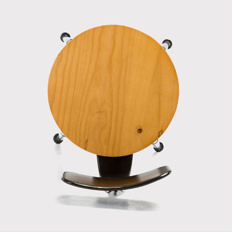 Coffee Shop Footrest Bar Stool Wood Counter-height Stool with Iron Legs Clearhalo 'Bar Furniture' 'Bar Stools' 'bar_stools' 'furn' 'furn_bar_stools' 'furniture_bar_stools' 'Kitchen & Dining Furniture' 'kitchen&dining_furn' 'kitchen' 'kitchen_furn' Furniture' 4344601