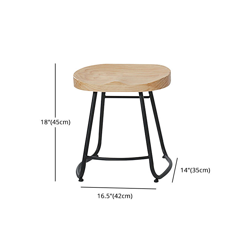 Iron Bar Stool Home Living Room Milk Tea Shop High Stool Bar Creative Modern Style Clearhalo 'Bar Furniture' 'Bar Stools' 'bar_stools' 'furn' 'furn_bar_stools' 'furniture_bar_stools' 'Kitchen & Dining Furniture' 'kitchen&dining_furn' 'kitchen' 'kitchen_furn' Furniture' 4344714