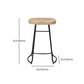 Iron Bar Stool Home Living Room Milk Tea Shop High Stool Bar Creative Modern Style Clearhalo 'Bar Furniture' 'Bar Stools' 'bar_stools' 'furn' 'furn_bar_stools' 'furniture_bar_stools' 'Kitchen & Dining Furniture' 'kitchen&dining_furn' 'kitchen' 'kitchen_furn' Furniture' 4344715