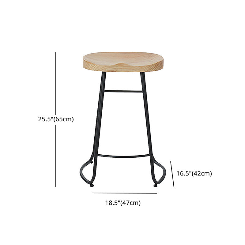 Iron Bar Stool Home Living Room Milk Tea Shop High Stool Bar Creative Modern Style Clearhalo 'Bar Furniture' 'Bar Stools' 'bar_stools' 'furn' 'furn_bar_stools' 'furniture_bar_stools' 'Kitchen & Dining Furniture' 'kitchen&dining_furn' 'kitchen' 'kitchen_furn' Furniture' 4344715