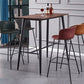 Restaurant Low Back Bar Stool Modern Leather Footrest Counter Height Stool Clearhalo 'Bar Furniture' 'Bar Stools' 'bar_stools' 'furn' 'furn_bar_stools' 'furniture_bar_stools' 'Kitchen & Dining Furniture' 'kitchen&dining_furn' 'kitchen' 'kitchen_furn' Furniture' 4344733