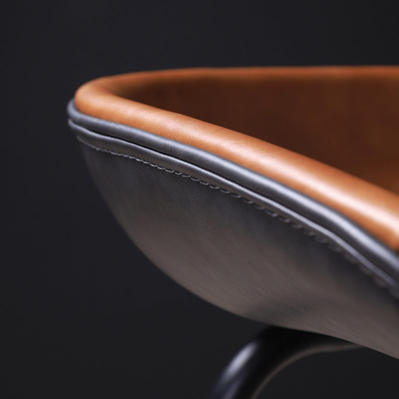 Vintage-Style Metal Low Back and Strap Pedal Bar Stool 30- inch Bar Stool Clearhalo 'Bar Furniture' 'Bar Stools' 'bar_stools' 'furn' 'furn_bar_stools' 'furniture_bar_stools' 'Kitchen & Dining Furniture' 'kitchen&dining_furn' 'kitchen' 'kitchen_furn' Furniture' 4344762