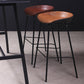 Vintage-Style Metal Low Back and Strap Pedal Bar Stool 30- inch Bar Stool Clearhalo 'Bar Furniture' 'Bar Stools' 'bar_stools' 'furn' 'furn_bar_stools' 'furniture_bar_stools' 'Kitchen & Dining Furniture' 'kitchen&dining_furn' 'kitchen' 'kitchen_furn' Furniture' 4344768