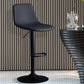 Adjustable Swivel Modern Bar Stool PU Upholstery Footrest Backrest Indoor Stool Clearhalo 'Bar Furniture' 'Bar Stools' 'bar_stools' 'furn' 'furn_bar_stools' 'furniture_bar_stools' 'Kitchen & Dining Furniture' 'kitchen&dining_furn' 'kitchen' 'kitchen_furn' Furniture' 4344822