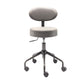 Adjustable Modern Counter Bar Stool Armless Leather Bar Stool with Swivel Gray With Back Clearhalo 'Bar Furniture' 'Bar Stools' 'bar_stools' 'furn' 'furn_bar_stools' 'furniture_bar_stools' 'Kitchen & Dining Furniture' 'kitchen&dining_furn' 'kitchen' 'kitchen_furn' Furniture' 4344859
