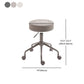 Adjustable Modern Counter Bar Stool Armless Leather Bar Stool with Swivel Clearhalo 'Bar Furniture' 'Bar Stools' 'bar_stools' 'furn' 'furn_bar_stools' 'furniture_bar_stools' 'Kitchen & Dining Furniture' 'kitchen&dining_furn' 'kitchen' 'kitchen_furn' Furniture' 4344862
