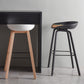 Modern Beech Bar Stool Backrest Bucket Counter Height Stool with Plastic Seat Clearhalo 'Bar Furniture' 'Bar Stools' 'bar_stools' 'furn' 'furn_bar_stools' 'furniture_bar_stools' 'Kitchen & Dining Furniture' 'kitchen&dining_furn' 'kitchen' 'kitchen_furn' Furniture' 4344871