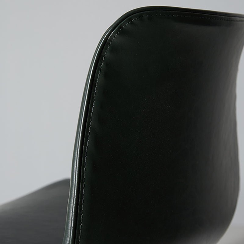 Low Back Footrest Counter Stool Bucket Modern Indoor Leather Bar Stool Clearhalo 'Bar Furniture' 'Bar Stools' 'bar_stools' 'furn' 'furn_bar_stools' 'furniture_bar_stools' 'Kitchen & Dining Furniture' 'kitchen&dining_furn' 'kitchen' 'kitchen_furn' Furniture' 4344906