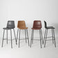 Low Back Footrest Counter Stool Bucket Modern Indoor Leather Bar Stool Clearhalo 'Bar Furniture' 'Bar Stools' 'bar_stools' 'furn' 'furn_bar_stools' 'furniture_bar_stools' 'Kitchen & Dining Furniture' 'kitchen&dining_furn' 'kitchen' 'kitchen_furn' Furniture' 4344915