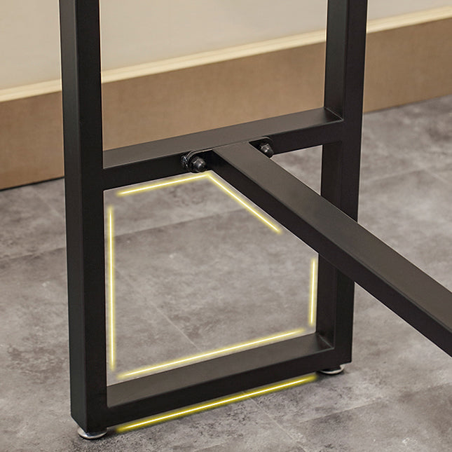 Modern Rectangle Wood Cocktail Bar Table Footrest Indoor Bar/Dinette Table Clearhalo 'Bar Furniture' 'Bar Tables' 'bar_tables' 'furn' 'furn_bar_tables' 'Furniture' 'furniture_bar_tables' 'Kitchen & Dining Furniture' 'kitchen&dining_furn' 'kitchen' 4344973