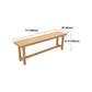 Natural Solid Wood Pub/Bar Table Modern Rectangle Footrest Counter-height Pub Table Clearhalo 'Bar Furniture' 'Bar Tables' 'bar_tables' 'furn' 'furn_bar_tables' 'Furniture' 'furniture_bar_tables' 'Kitchen & Dining Furniture' 'kitchen&dining_furn' 'kitchen' 4345038