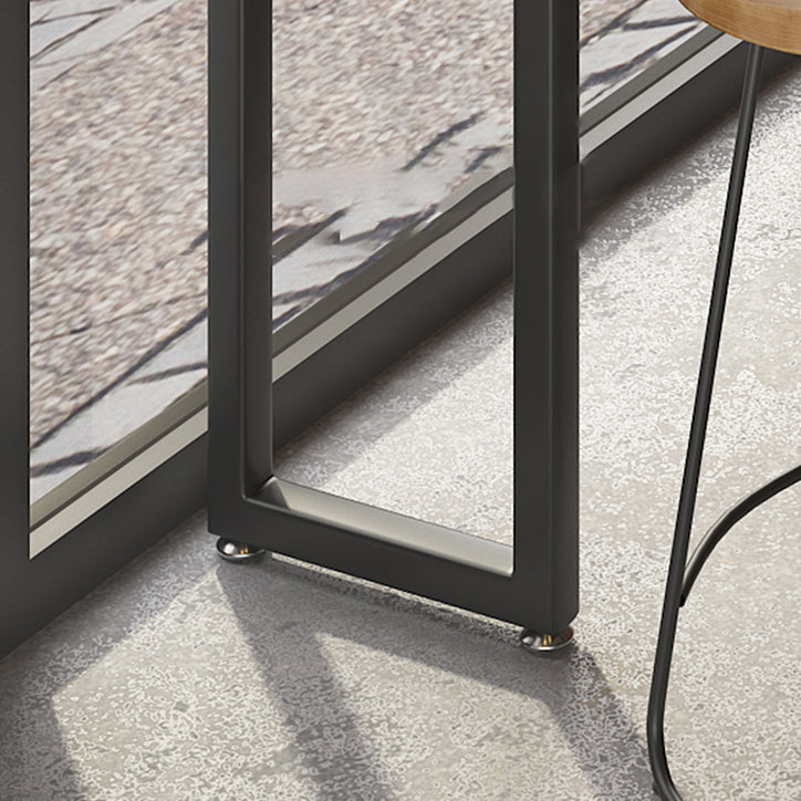 Modern Solid Wood Counter Wine Table Sled Rectangular Indoor Bar Stool Table Clearhalo 'Bar Furniture' 'Bar Tables' 'bar_tables' 'furn' 'furn_bar_tables' 'Furniture' 'furniture_bar_tables' 'Kitchen & Dining Furniture' 'kitchen&dining_furn' 'kitchen' 4345089