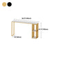 Modern Marble Bistro Bar Table Storage Rectangle Pub Height Dining Table Clearhalo 'Bar Furniture' 'Bar Tables' 'bar_tables' 'furn' 'furn_bar_tables' 'Furniture' 'furniture_bar_tables' 'Kitchen & Dining Furniture' 'kitchen&dining_furn' 'kitchen' 4345116
