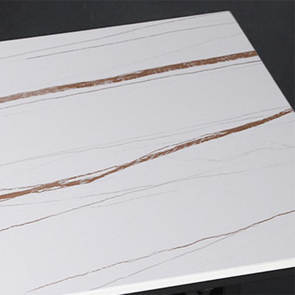 Modern Rectangle Footrest Event and Cocktail Table Black Slate Patio Bar Table Clearhalo 'Bar Furniture' 'Bar Tables' 'bar_tables' 'furn' 'furn_bar_tables' 'Furniture' 'furniture_bar_tables' 'Kitchen & Dining Furniture' 'kitchen&dining_furn' 'kitchen' 4345191