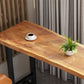 Modern Cafe Wood Bar Height Cocktail Table Footrest Trestle Counter Wine Table Clearhalo 'Bar Furniture' 'Bar Tables' 'bar_tables' 'furn' 'furn_bar_tables' 'Furniture' 'furniture_bar_tables' 'Kitchen & Dining Furniture' 'kitchen&dining_furn' 'kitchen' 4345298