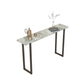 Sled Rectangle Stone Bar Stool Table Modern Indoor Fixed Table Patio Bar Table Grey Without Chairs Clearhalo 'Bar Furniture' 'Bar Tables' 'bar_tables' 'furn' 'furn_bar_tables' 'Furniture' 'furniture_bar_tables' 'Kitchen & Dining Furniture' 'kitchen&dining_furn' 'kitchen' 4345378
