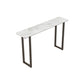 Sled Rectangle Stone Bar Stool Table Modern Indoor Fixed Table Patio Bar Table White Without Chairs Clearhalo 'Bar Furniture' 'Bar Tables' 'bar_tables' 'furn' 'furn_bar_tables' 'Furniture' 'furniture_bar_tables' 'Kitchen & Dining Furniture' 'kitchen&dining_furn' 'kitchen' 4345382
