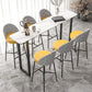 Sled Rectangle Stone Bar Stool Table Modern Indoor Fixed Table Patio Bar Table Clearhalo 'Bar Furniture' 'Bar Tables' 'bar_tables' 'furn' 'furn_bar_tables' 'Furniture' 'furniture_bar_tables' 'Kitchen & Dining Furniture' 'kitchen&dining_furn' 'kitchen' 4345384