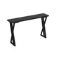 Contemporary Rectangle Bar Dining Table Indoor Bar Height Cocktail Table 42-Inch Top Black Without Chairs Clearhalo 'Bar Furniture' 'Bar Tables' 'bar_tables' 'furn' 'furn_bar_tables' 'Furniture' 'furniture_bar_tables' 'Kitchen & Dining Furniture' 'kitchen&dining_furn' 'kitchen' 4345487