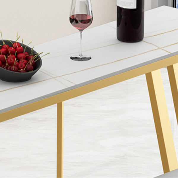 Contemporary Rectangle Bar Dining Table Indoor Bar Height Cocktail Table 42-Inch Top Clearhalo 'Bar Furniture' 'Bar Tables' 'bar_tables' 'furn' 'furn_bar_tables' 'Furniture' 'furniture_bar_tables' 'Kitchen & Dining Furniture' 'kitchen&dining_furn' 'kitchen' 4345492