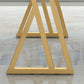 Contemporary Rectangle Bar Dining Table Indoor Bar Height Cocktail Table 42-Inch Top Clearhalo 'Bar Furniture' 'Bar Tables' 'bar_tables' 'furn' 'furn_bar_tables' 'Furniture' 'furniture_bar_tables' 'Kitchen & Dining Furniture' 'kitchen&dining_furn' 'kitchen' 4345494