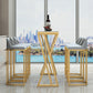 Contemporary Rectangle Bar Dining Table Indoor Bar Height Cocktail Table 42-Inch Top Clearhalo 'Bar Furniture' 'Bar Tables' 'bar_tables' 'furn' 'furn_bar_tables' 'Furniture' 'furniture_bar_tables' 'Kitchen & Dining Furniture' 'kitchen&dining_furn' 'kitchen' 4345495