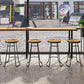 Modern Rectangle Bar Dining Table Wood Bar Height Cocktail Table 42-Inch Top Clearhalo 'Bar Furniture' 'Bar Tables' 'bar_tables' 'furn' 'furn_bar_tables' 'Furniture' 'furniture_bar_tables' 'Kitchen & Dining Furniture' 4345510