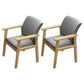 Modern Solid Dining Chair Dining Side Arm Chairs with Wooden Legs for Kitchen Grey 2 Piece Set Clearhalo ' kitchen&dining_furn' 'Dining Chairs' 'Dining Tables & Seating' 'dining_chair' 'furn' 'furn_dining_chair' 'Furniture' 'furniture_dining_chair' 'Kitchen & Dining Furniture' 'kitchen' 4345566