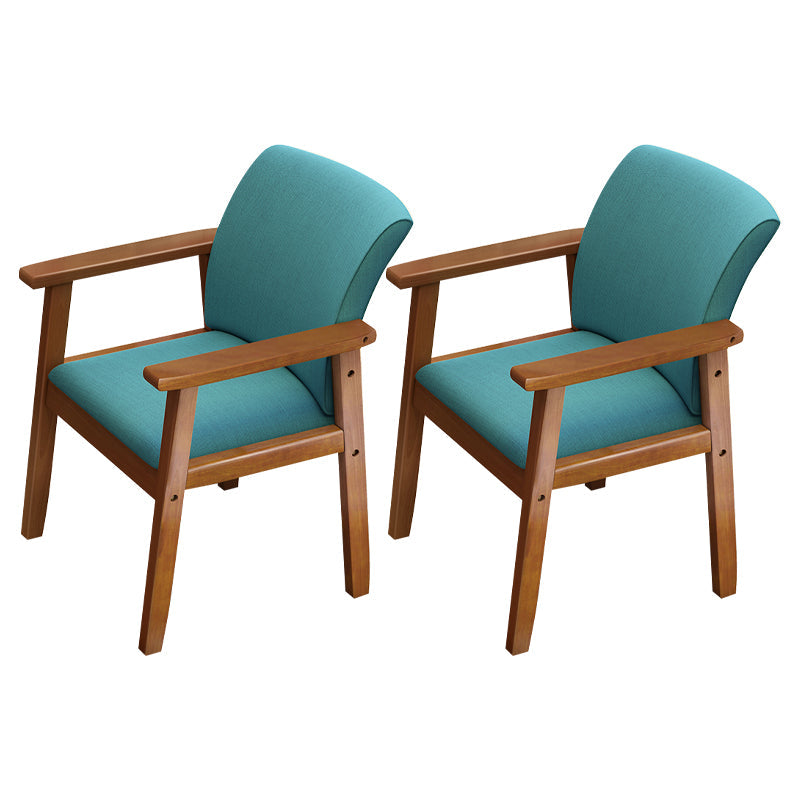 Modern Solid Dining Chair Dining Side Arm Chairs with Wooden Legs for Kitchen Blue 2 Piece Set Clearhalo ' kitchen&dining_furn' 'Dining Chairs' 'Dining Tables & Seating' 'dining_chair' 'furn' 'furn_dining_chair' 'Furniture' 'furniture_dining_chair' 'Kitchen & Dining Furniture' 'kitchen' 4345588