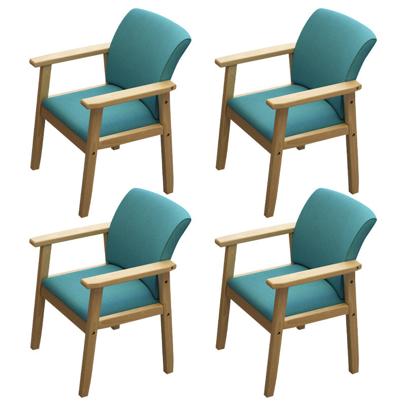 Modern Solid Dining Chair Dining Side Arm Chairs with Wooden Legs for Kitchen Light Blue 4 Piece Set Clearhalo ' kitchen&dining_furn' 'Dining Chairs' 'Dining Tables & Seating' 'dining_chair' 'furn' 'furn_dining_chair' 'Furniture' 'furniture_dining_chair' 'Kitchen & Dining Furniture' 'kitchen' 4345592