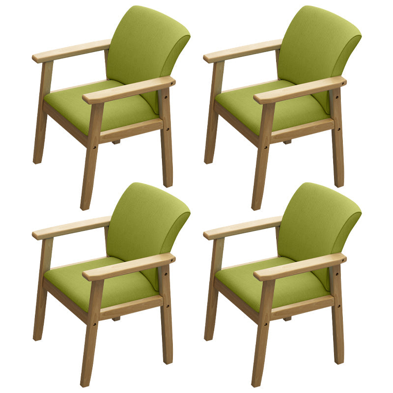 Modern Solid Dining Chair Dining Side Arm Chairs with Wooden Legs for Kitchen Light Green 4 Piece Set Clearhalo ' kitchen&dining_furn' 'Dining Chairs' 'Dining Tables & Seating' 'dining_chair' 'furn' 'furn_dining_chair' 'Furniture' 'furniture_dining_chair' 'Kitchen & Dining Furniture' 'kitchen' 4345598
