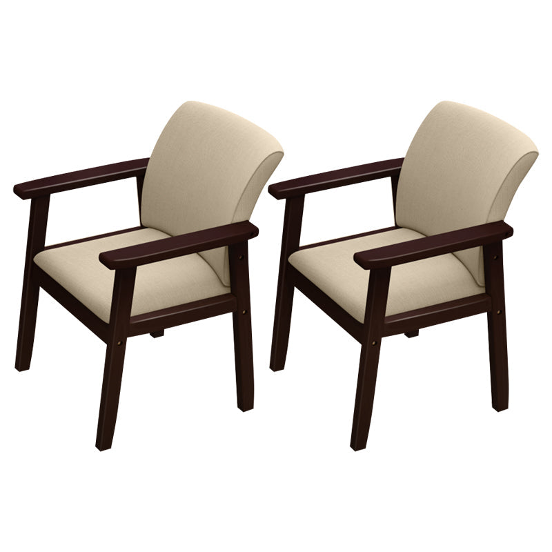 Modern Solid Dining Chair Dining Side Arm Chairs with Wooden Legs for Kitchen Dark Khaki 2 Piece Set Clearhalo ' kitchen&dining_furn' 'Dining Chairs' 'Dining Tables & Seating' 'dining_chair' 'furn' 'furn_dining_chair' 'Furniture' 'furniture_dining_chair' 'Kitchen & Dining Furniture' 'kitchen' 4345612