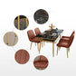Modern 1/2/5/7 Pieces Dining Set Marble Dining Furniture Set /Separate Items Clearhalo 'Dining Room Sets' 'Dining Tables & Seating' 'dining_room_set' 'furn' 'furn_dining_room_set' 'Furniture' 'furniture_dining_room_set' 'Kitchen & Dining Furniture' 'kitchen&dining_furn' 'kitchen' 4346256