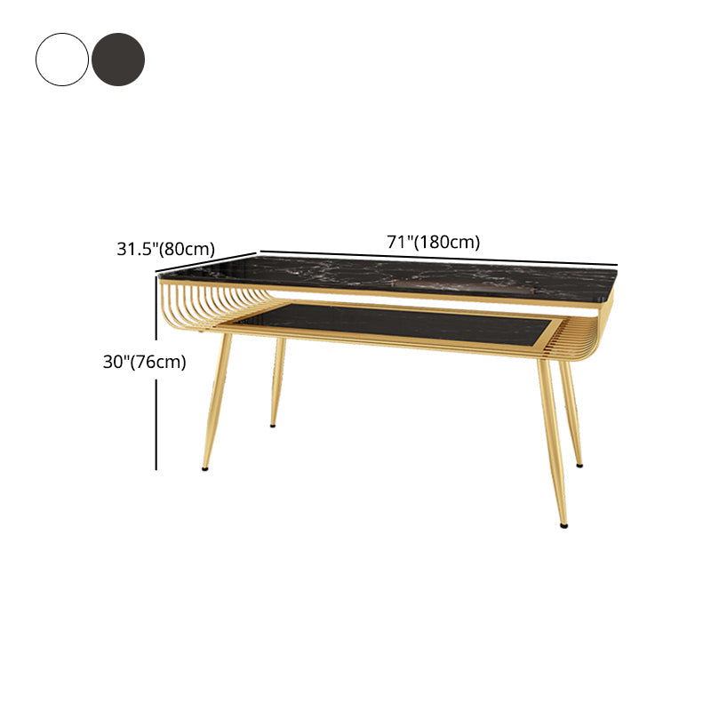 Modern 1/2/5/7 Pieces Dining Set Marble Dining Furniture Set /Separate Items Clearhalo 'Dining Room Sets' 'Dining Tables & Seating' 'dining_room_set' 'furn' 'furn_dining_room_set' 'Furniture' 'furniture_dining_room_set' 'Kitchen & Dining Furniture' 'kitchen&dining_furn' 'kitchen' 4346268