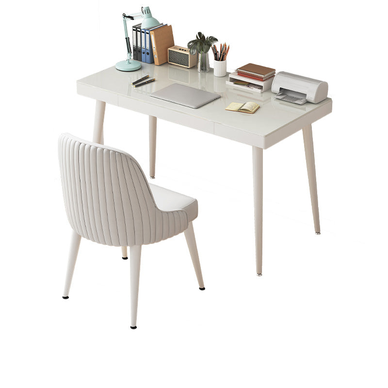 Modern 1/2 Pieces Sintered Stone Dining Set Dining Furniture Set /Separate Items 2 Pieces: White Table, 1 Chair Clearhalo 'Dining Room Sets' 'Dining Tables & Seating' 'dining_room_set' 'furn' 'furn_dining_room_set' 'Furniture' 'furniture_dining_room_set' 'Kitchen & Dining Furniture' 'kitchen&dining_furn' 'kitchen' 4346270