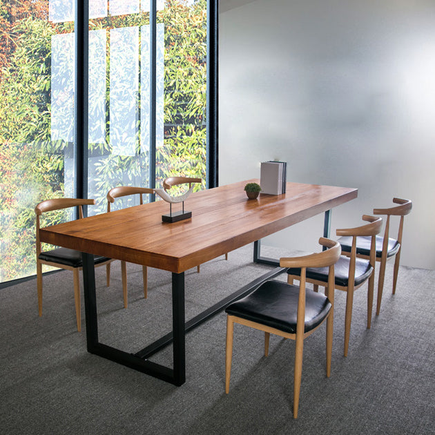 Industrial Wood Dining Room Set 1/2/7/9 Pieces Dining Furniture Set /Separate Items Clearhalo 'Dining Room Sets' 'Dining Tables & Seating' 'dining_room_set' 'furn' 'furn_dining_room_set' 'Furniture' 'furniture_dining_room_set' 'Kitchen & Dining Furniture' 'kitchen&dining_furn' 'kitchen' 4346303