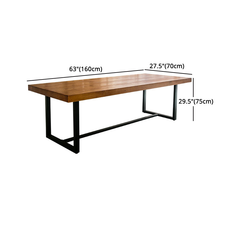 Industrial Wood Dining Room Set 1/2/7/9 Pieces Dining Furniture Set /Separate Items Clearhalo 'Dining Room Sets' 'Dining Tables & Seating' 'dining_room_set' 'furn' 'furn_dining_room_set' 'Furniture' 'furniture_dining_room_set' 'Kitchen & Dining Furniture' 'kitchen&dining_furn' 'kitchen' 4346312